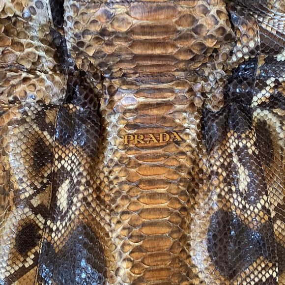 Prada Python Authentic Shoulder Bag - Picture 2 of 16